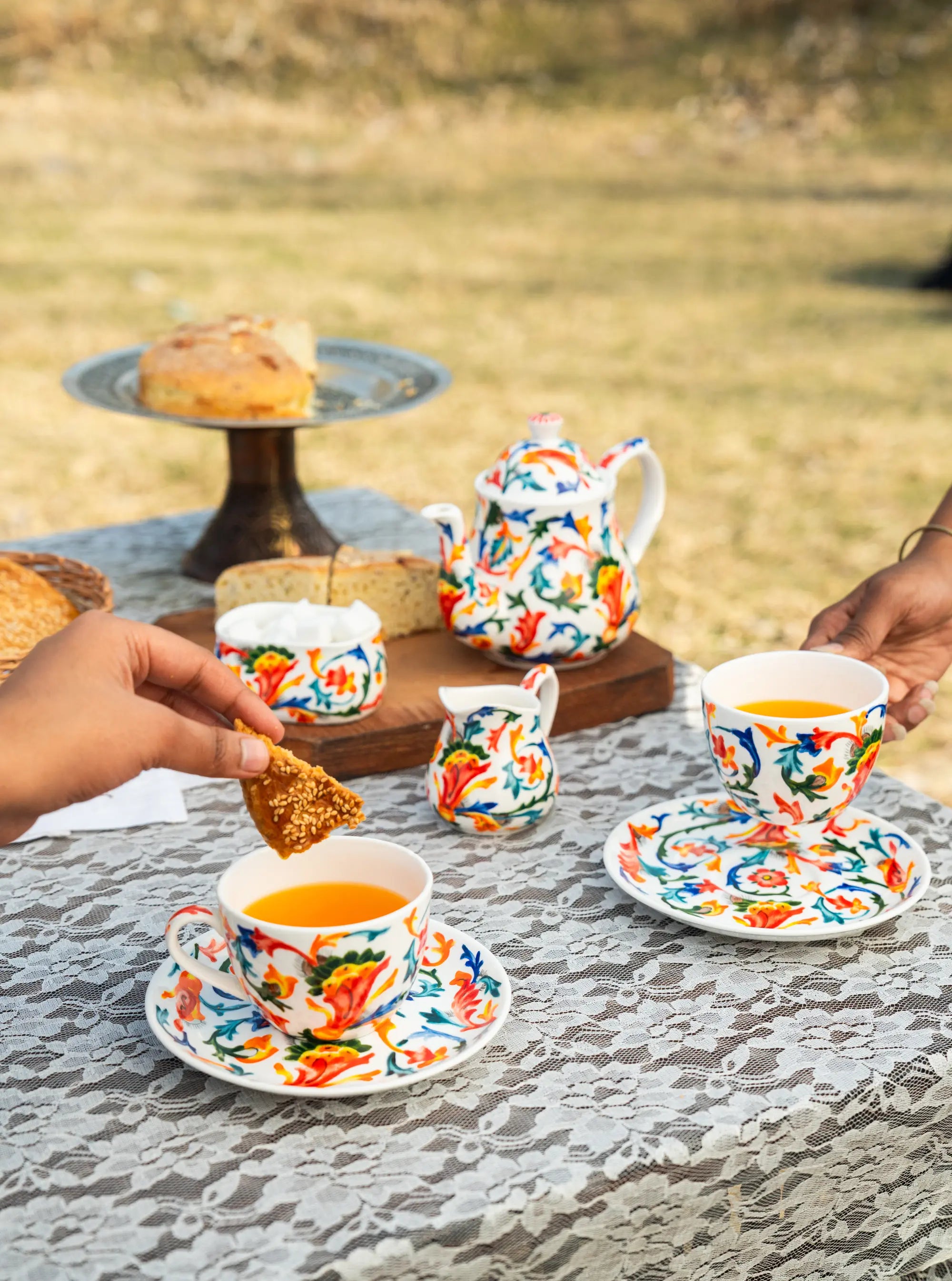 Tea set for 2