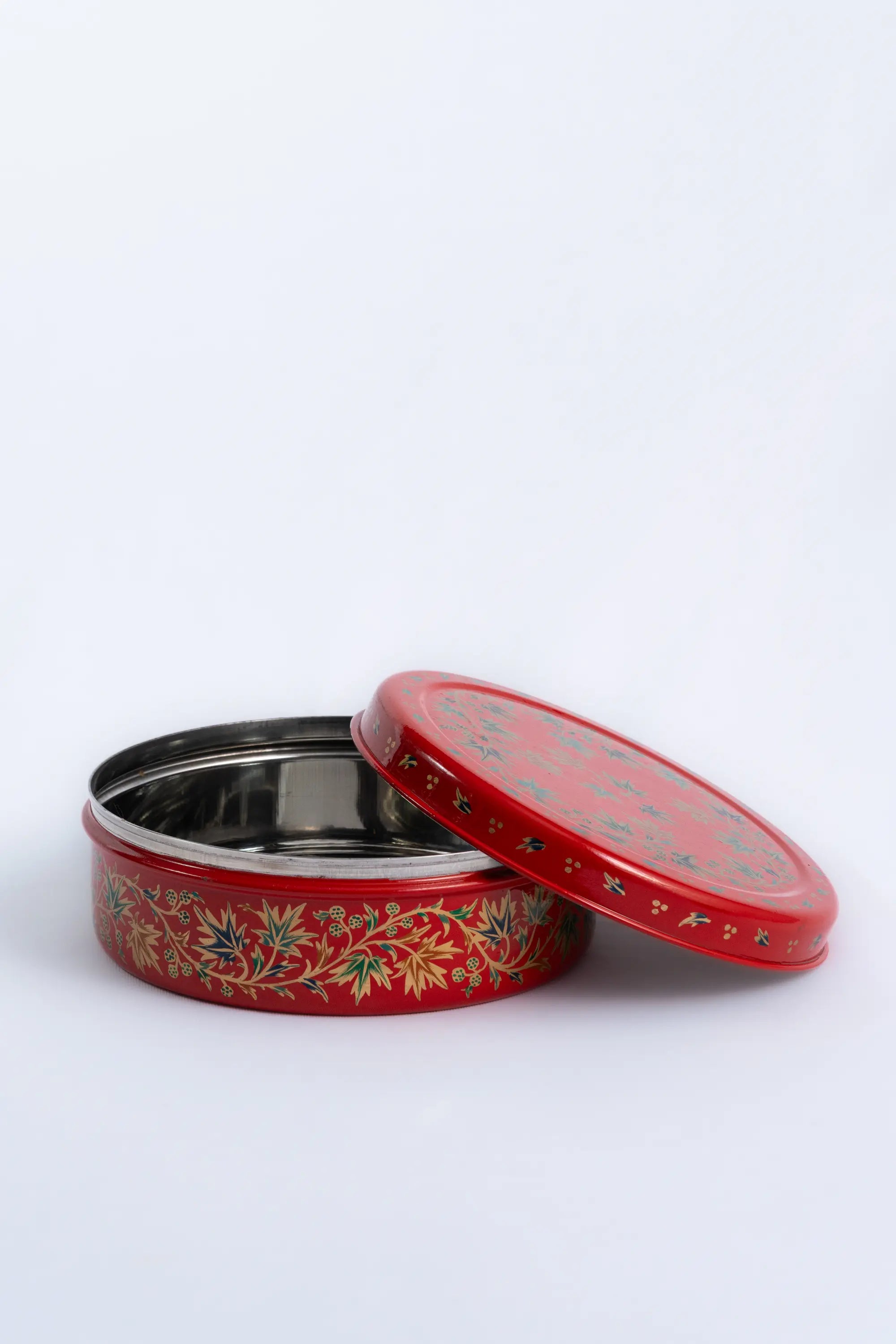 Cookie tin enamel dabba (big)