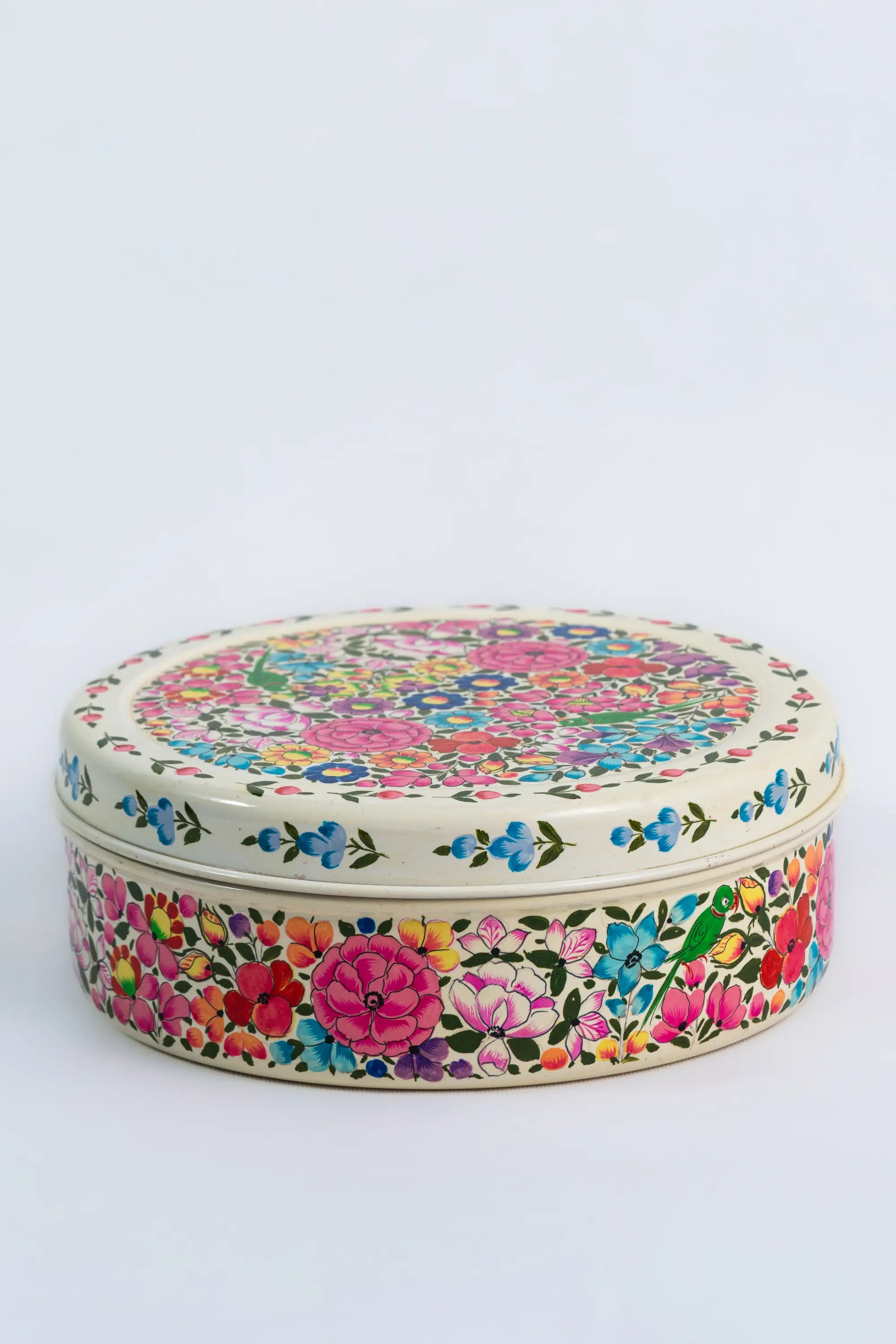 Cookie tin enamel dabba (big)
